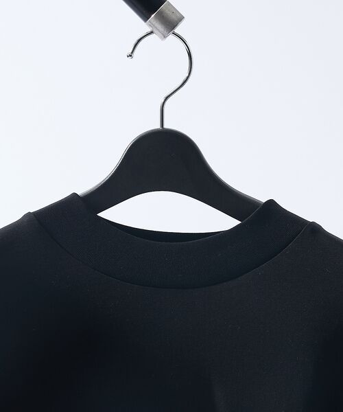 ABAHOUSE / アバハウス Tシャツ | シルケットポンチ モックネック ロンT / オーバーサイズ | 詳細21