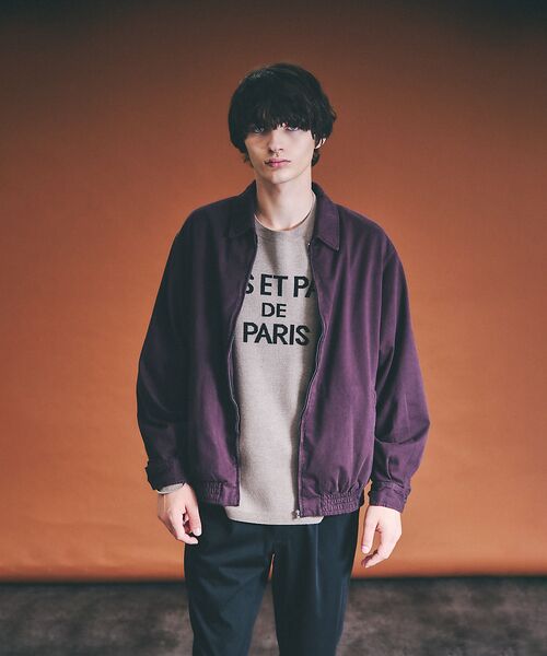 ABAHOUSE / アバハウス ブルゾン | オーバーダイ コットン ZIPブルゾン / オーバーサイズ | 詳細4