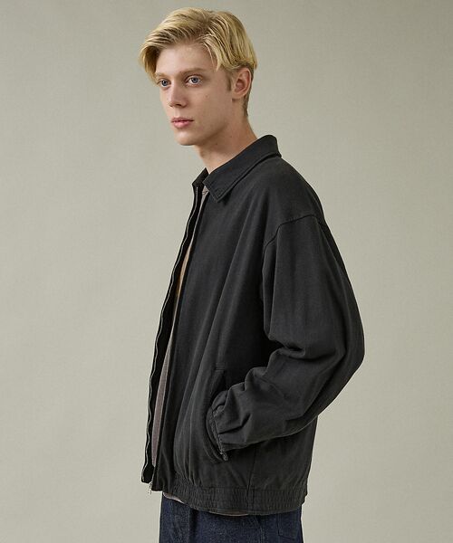 ABAHOUSE / アバハウス ブルゾン | オーバーダイ コットン ZIPブルゾン / オーバーサイズ | 詳細18