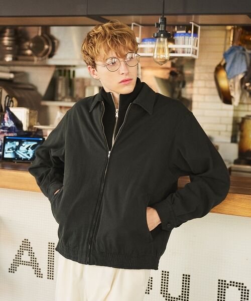 ABAHOUSE / アバハウス ブルゾン | オーバーダイ コットン ZIPブルゾン / オーバーサイズ | 詳細25