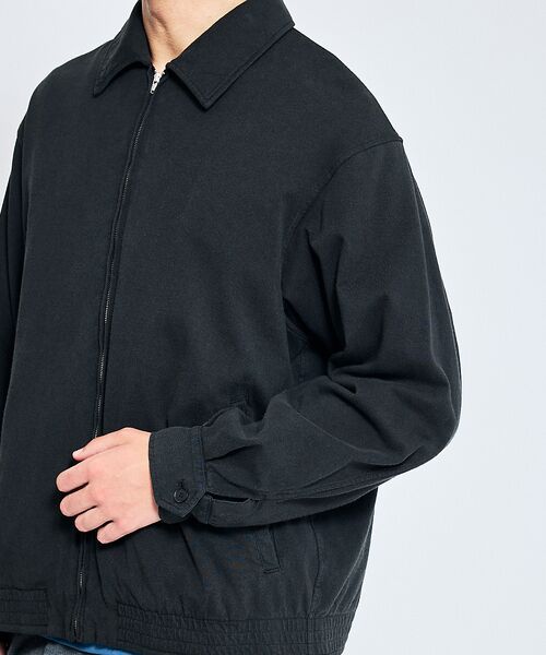 ABAHOUSE / アバハウス ブルゾン | オーバーダイ コットン ZIPブルゾン / オーバーサイズ | 詳細12