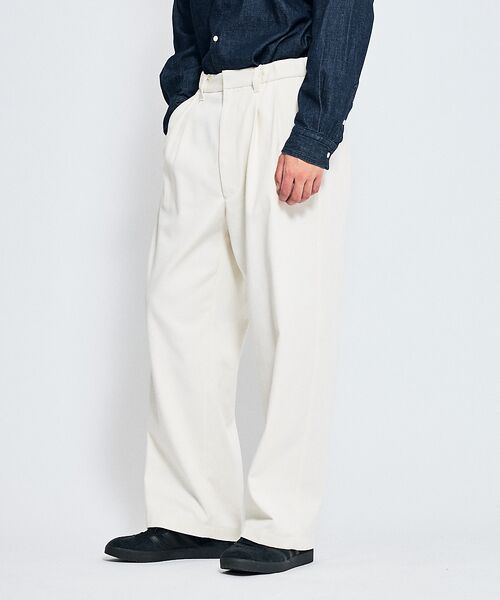 ABAHOUSE / アバハウス パンツ | 2タック チノワイドパンツ / イージーパンツ | 詳細2