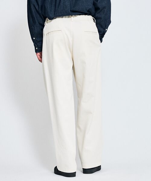 ABAHOUSE / アバハウス パンツ | 2タック チノワイドパンツ / イージーパンツ | 詳細3