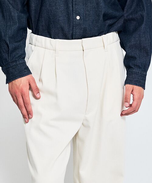 ABAHOUSE / アバハウス パンツ | 2タック チノワイドパンツ / イージーパンツ | 詳細6