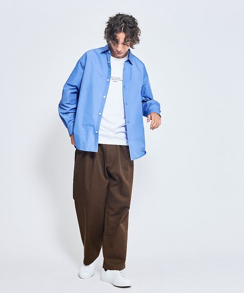 ABAHOUSE / アバハウス パンツ | 2タック チノワイドパンツ / イージーパンツ | 詳細23