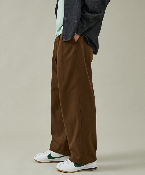 ABAHOUSE / アバハウス パンツ | 2タック チノワイドパンツ / イージーパンツ | 詳細18