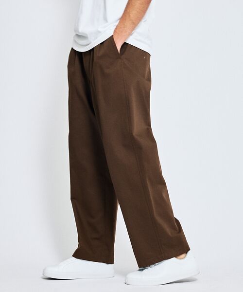 ABAHOUSE / アバハウス パンツ | 2タック チノワイドパンツ / イージーパンツ | 詳細20
