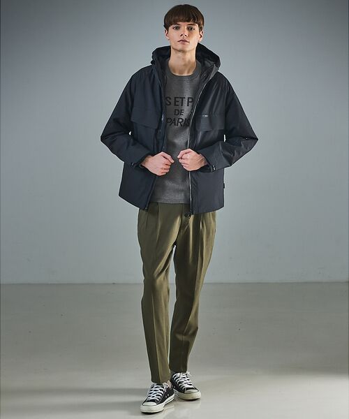 ABAHOUSE / アバハウス ニット・セーター | ジャガードロゴニット プルオーバー / オーバーサイズ / LE TRIO AB | 詳細21