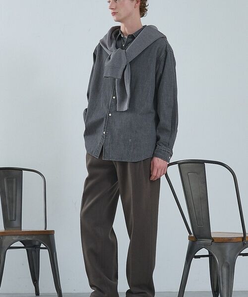 ABAHOUSE / アバハウス ニット・セーター | ジャガードロゴニット プルオーバー / オーバーサイズ / LE TRIO AB | 詳細26