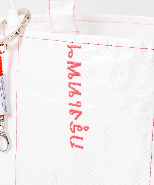 ABAHOUSE / アバハウス トートバッグ | 【THAILAND MADE／タイランド メイド】チャーム付きトートバッグM/セ | 詳細9