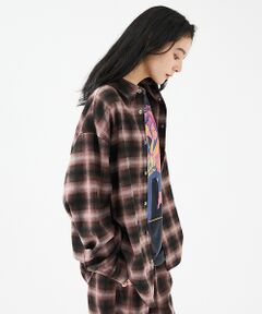 ABAHOUSE / アバハウス シャツ・ブラウス | 【Revo.レボ】 オンブレーチェックシャツ/ルーズフィット /セットアップ/ユ
