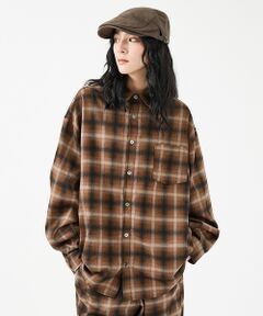 ABAHOUSE / アバハウス シャツ・ブラウス | 【Revo.レボ】 オンブレーチェックシャツ/ルーズフィット /セットアップ/ユ