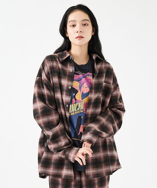ABAHOUSE / アバハウス シャツ・ブラウス | 【Revo.レボ】 オンブレーチェックシャツ/ルーズフィット /セットアップ/ユ | 詳細1