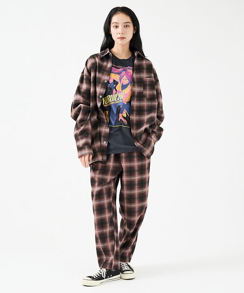 ABAHOUSE / アバハウス シャツ・ブラウス | 【Revo.レボ】 オンブレーチェックシャツ/ルーズフィット /セットアップ/ユ | 詳細2