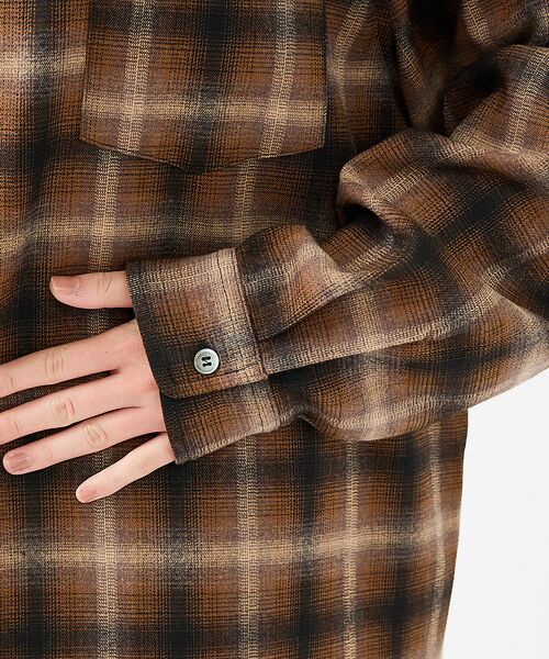 ABAHOUSE / アバハウス シャツ・ブラウス | 【Revo.レボ】 オンブレーチェックシャツ/ルーズフィット /セットアップ/ユ | 詳細13