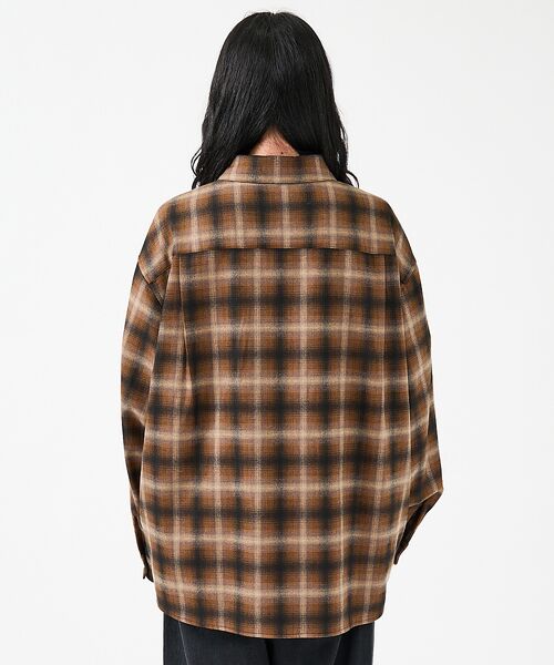 ABAHOUSE / アバハウス シャツ・ブラウス | 【Revo.レボ】 オンブレーチェックシャツ/ルーズフィット /セットアップ/ユ | 詳細10