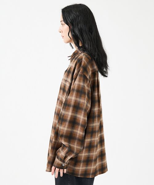 ABAHOUSE / アバハウス シャツ・ブラウス | 【Revo.レボ】 オンブレーチェックシャツ/ルーズフィット /セットアップ/ユ | 詳細11