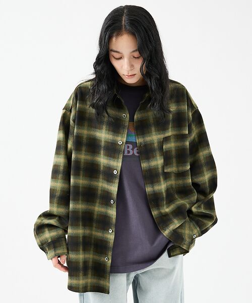 ABAHOUSE / アバハウス シャツ・ブラウス | 【Revo.レボ】 オンブレーチェックシャツ/ルーズフィット /セットアップ/ユ | 詳細16