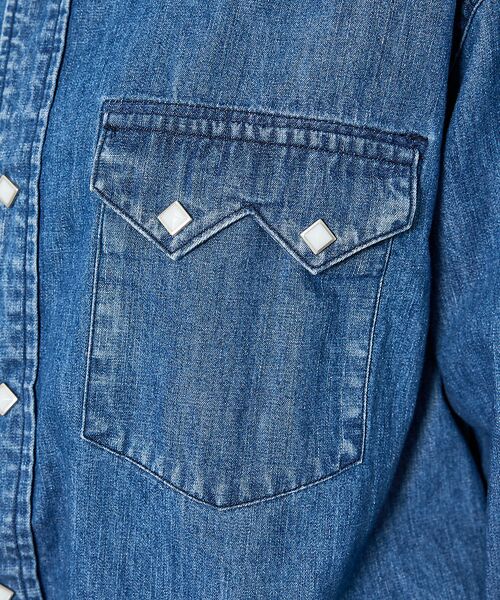 ABAHOUSE / アバハウス シャツ・ブラウス | 【JOHNBULL/ ジョンブル】ウェスタンデニムシャツ/ダンガリーシャツ | 詳細12