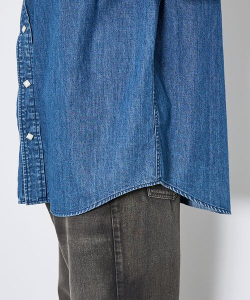ABAHOUSE / アバハウス シャツ・ブラウス | 【JOHNBULL/ ジョンブル】ウェスタンデニムシャツ/ダンガリーシャツ | 詳細13