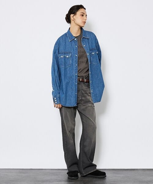 ABAHOUSE / アバハウス シャツ・ブラウス | 【JOHNBULL/ ジョンブル】ウェスタンデニムシャツ/ダンガリーシャツ | 詳細2