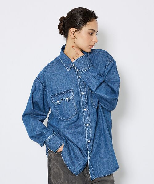 ABAHOUSE / アバハウス シャツ・ブラウス | 【JOHNBULL/ ジョンブル】ウェスタンデニムシャツ/ダンガリーシャツ | 詳細6