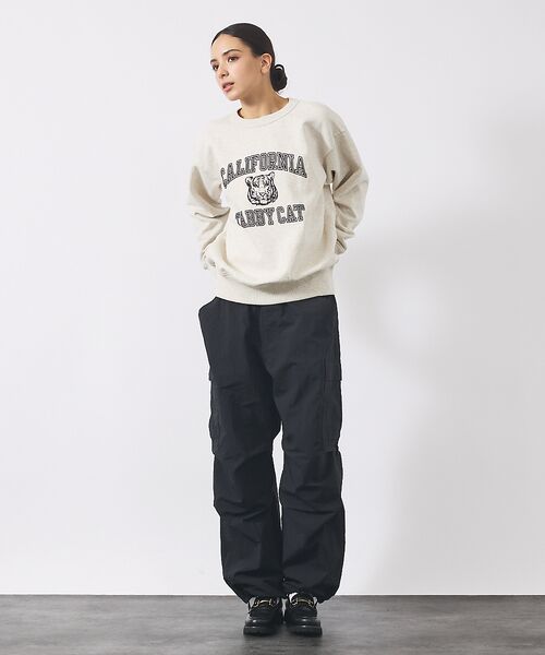 ABAHOUSE / アバハウス スウェット | 【MIXTA/ミクスタ】TABBY CAT CREW NECK SWEAT /M | 詳細7