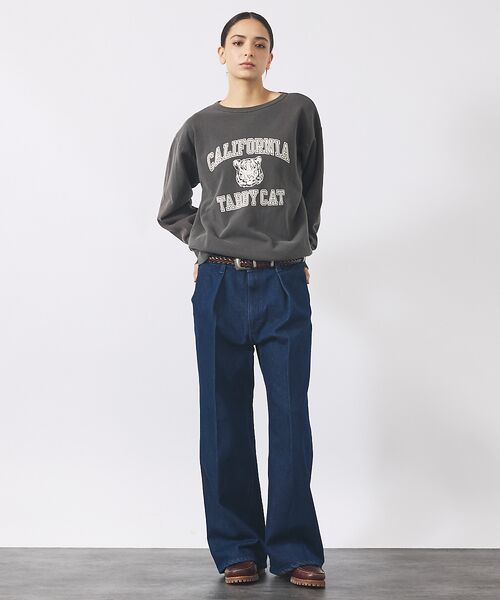 ABAHOUSE / アバハウス スウェット | 【MIXTA/ミクスタ】TABBY CAT CREW NECK SWEAT /M | 詳細10