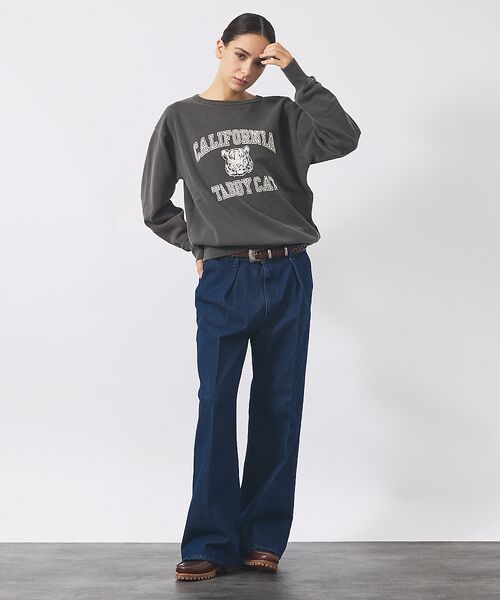 ABAHOUSE / アバハウス スウェット | 【MIXTA/ミクスタ】TABBY CAT CREW NECK SWEAT /M | 詳細11