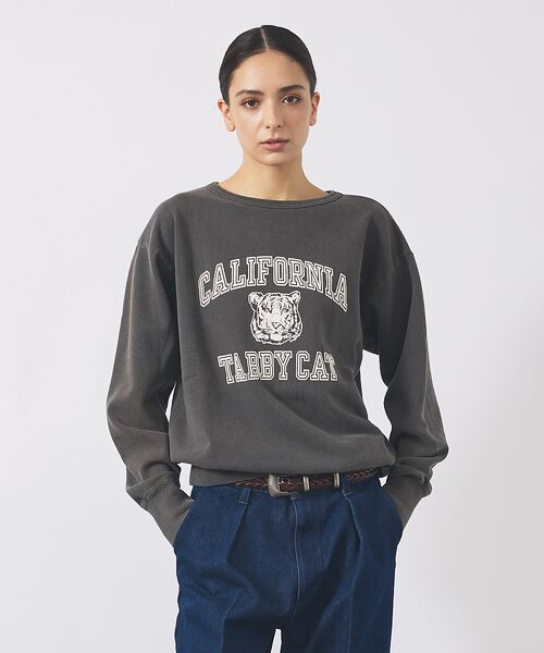 ABAHOUSE / アバハウス スウェット | 【MIXTA/ミクスタ】TABBY CAT CREW NECK SWEAT /M | 詳細13
