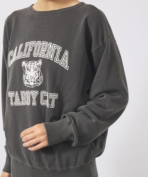 ABAHOUSE / アバハウス スウェット | 【MIXTA/ミクスタ】TABBY CAT CREW NECK SWEAT /M | 詳細17