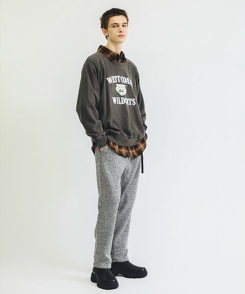 ABAHOUSE / アバハウス スウェット | 【MIXTA/ミクスタ】CREW NECK SWEAT/クルーネック/ WEST | 詳細9