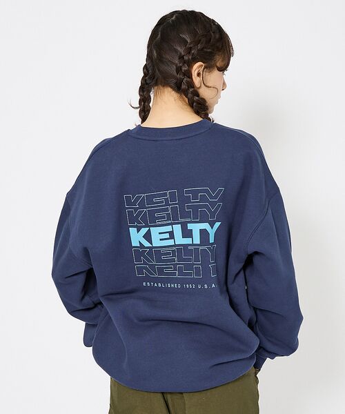 ABAHOUSE/アバハウス 【KELTY / ケルティ】バックタイポロゴ/アーバンタイポロゴ/クルーネックス ネイビー XL ABAHOUSE/アバハウス 【KELTY / ケルティ】バックタイポロゴ/アーバンタイポロゴ/クルーネックス ネイビー XL