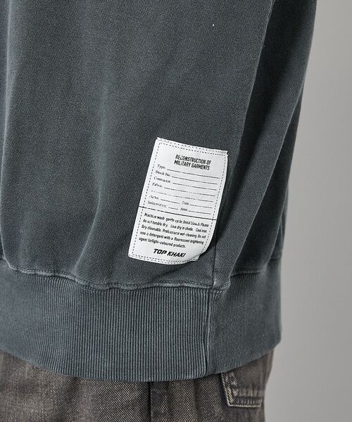 ABAHOUSE / アバハウス スウェット | 【JOHNBULL/ジョンブル】ARMY スウェットハーフジップ /プルオーバー | 詳細11