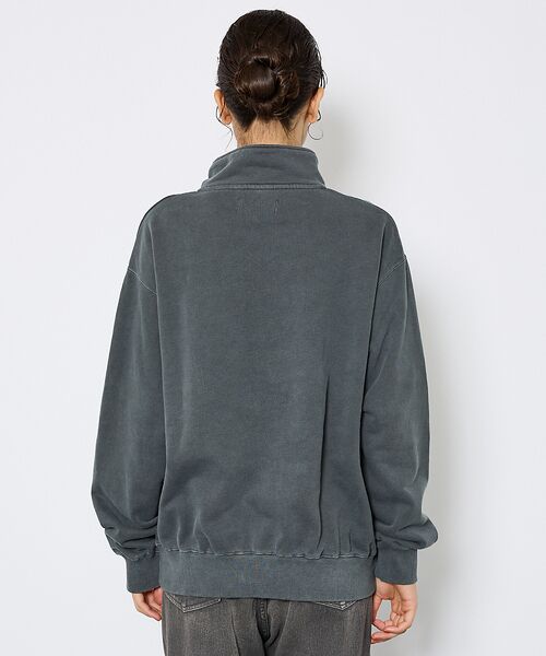 ABAHOUSE / アバハウス スウェット | 【JOHNBULL/ジョンブル】ARMY スウェットハーフジップ /プルオーバー | 詳細5