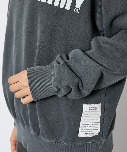 ABAHOUSE / アバハウス スウェット | 【JOHNBULL/ジョンブル】ARMY スウェットハーフジップ /プルオーバー | 詳細7