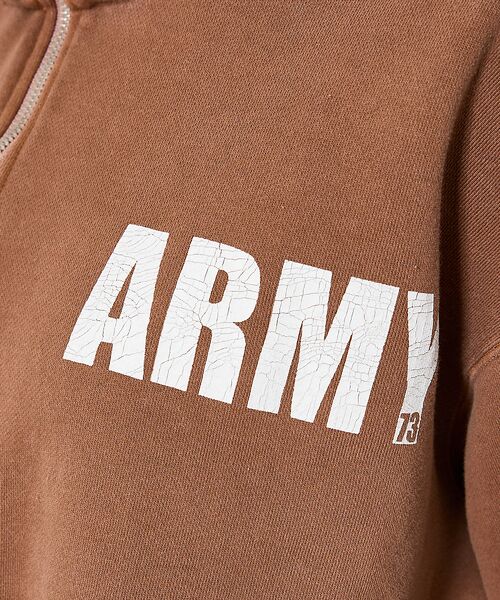 ABAHOUSE / アバハウス スウェット | 【JOHNBULL/ジョンブル】ARMY スウェットハーフジップ /プルオーバー | 詳細17