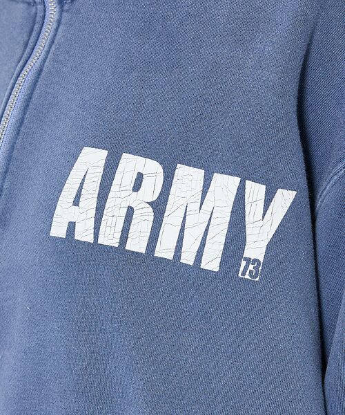 ABAHOUSE / アバハウス スウェット | 【JOHNBULL/ジョンブル】ARMY スウェットハーフジップ /プルオーバー | 詳細22