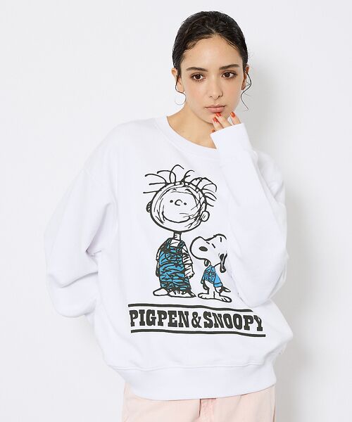 ABAHOUSE/アバハウス 【JOHNBULL/ジョンブル】VINTAGE PEANUTS 裏毛スウェット ホワイト系その他3 L ABAHOUSE/アバハウス 【JOHNBULL/ジョンブル】VINTAGE PEANUTS 裏毛スウェット ホワイト系その他3 L