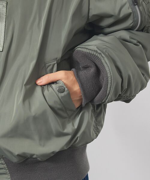 ABAHOUSE / アバハウス ミリタリージャケット・コート | 【Valley Apparel / バレーアパレル】LIGHT MA-1 フライ | 詳細18