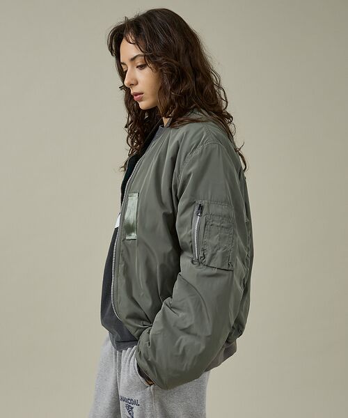 ABAHOUSE / アバハウス ミリタリージャケット・コート | 【Valley Apparel / バレーアパレル】LIGHT MA-1 フライ | 詳細9