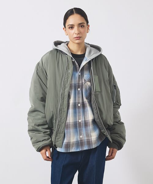 ABAHOUSE / アバハウス ミリタリージャケット・コート | 【Valley Apparel / バレーアパレル】LIGHT MA-1 フライ | 詳細11