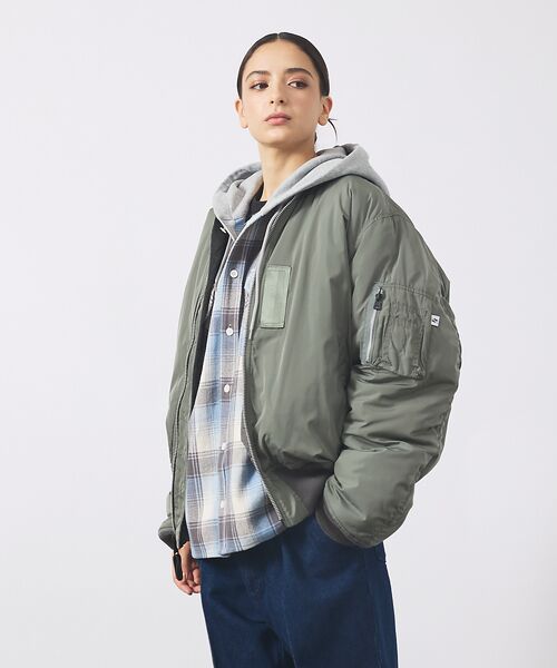 ABAHOUSE / アバハウス ミリタリージャケット・コート | 【Valley Apparel / バレーアパレル】LIGHT MA-1 フライ | 詳細13