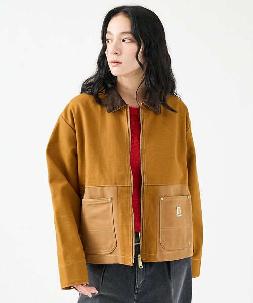 ABAHOUSE / アバハウス ブルゾン | 【Carhartt/カーハート】 Upcycled Work Jacket / | 詳細7