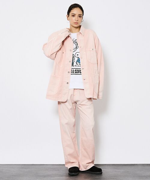 ABAHOUSE / アバハウス ブルゾン | 【Johnbull/ジョンブル】ガーメントダイ カバーオール / ユニセックス/ | 詳細1