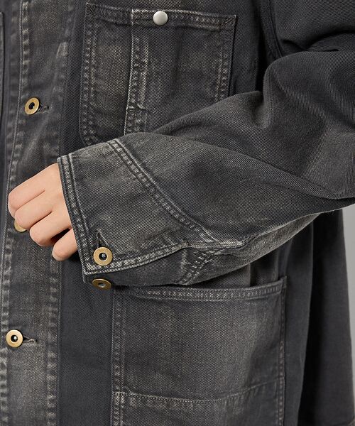 ABAHOUSE / アバハウス ブルゾン | 【Johnbull/ジョンブル】ガーメントダイ カバーオール / ユニセックス/ | 詳細14