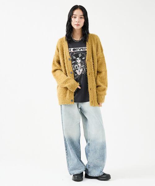 ABAHOUSE / アバハウス カーディガン・ボレロ | 【Revo.レボ】 モヘアライク ニット カーディガン/ルーズフィット /ユニセ | 詳細8