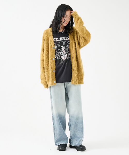 ABAHOUSE / アバハウス カーディガン・ボレロ | 【Revo.レボ】 モヘアライク ニット カーディガン/ルーズフィット /ユニセ | 詳細9