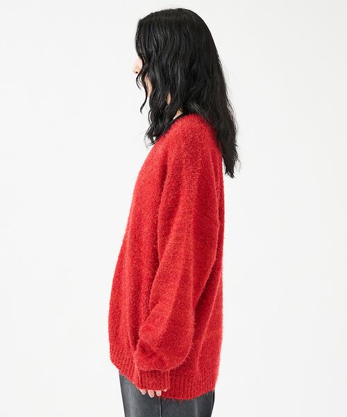 ABAHOUSE / アバハウス カーディガン・ボレロ | 【Revo.レボ】 モヘアライク ニット カーディガン/ルーズフィット /ユニセ | 詳細16
