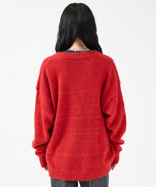 ABAHOUSE / アバハウス カーディガン・ボレロ | 【Revo.レボ】 モヘアライク ニット カーディガン/ルーズフィット /ユニセ | 詳細17